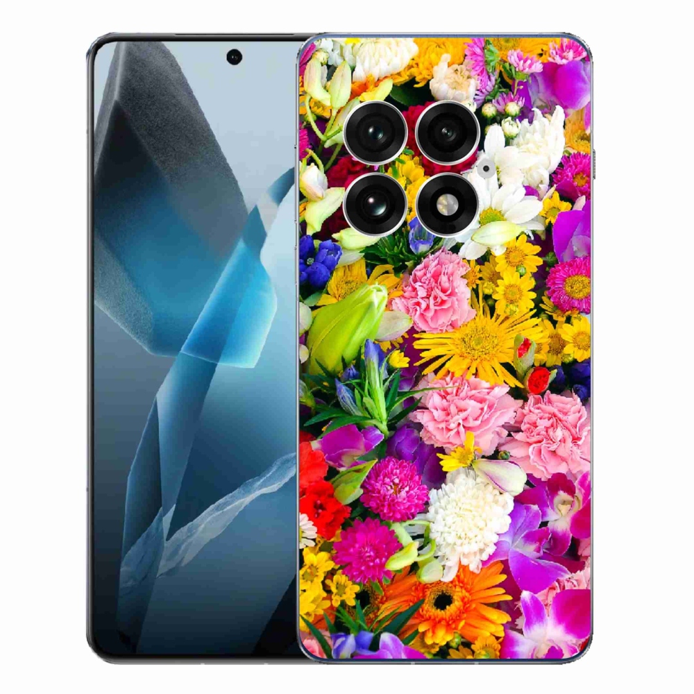 Gélový kryt mmCase na One Plus 13 - kvety 12