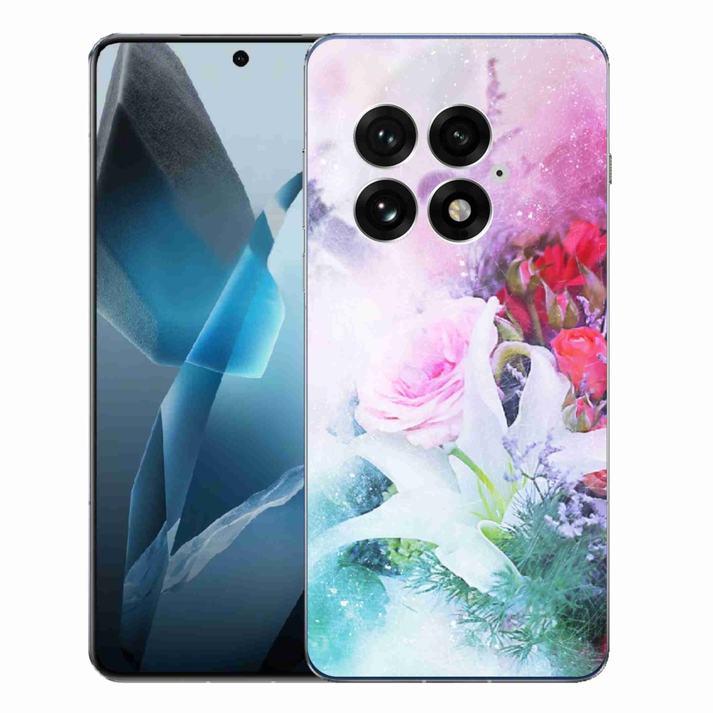 Gélový kryt mmCase na One Plus 13 - kvety 4