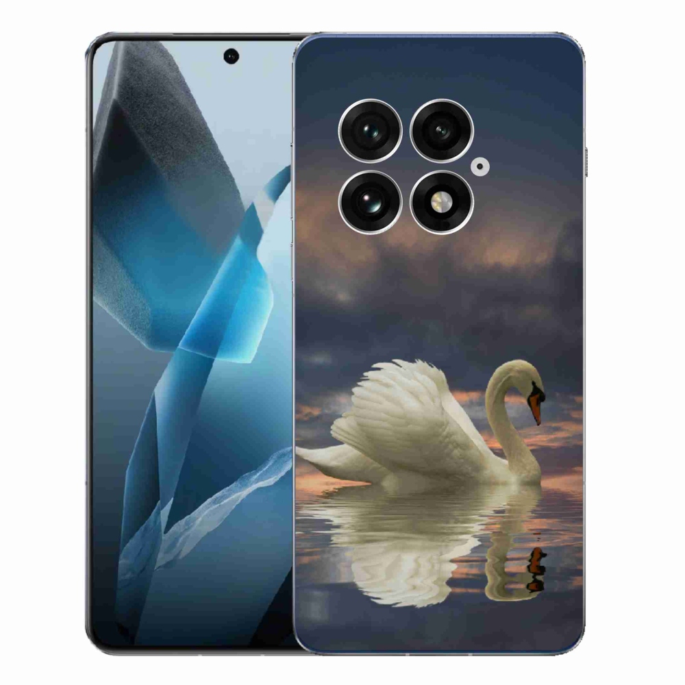 Gélový kryt mmCase na One Plus 13 - labuť