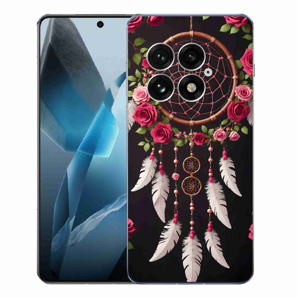 Gélový kryt mmCase na One Plus 13 - lapač snov s ružami