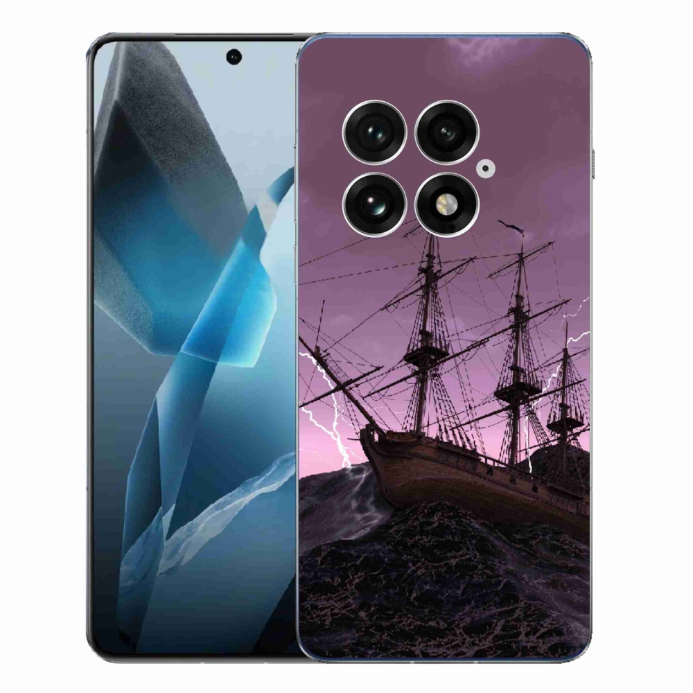 Gélový kryt mmCase na One Plus 13 - loď v búrke