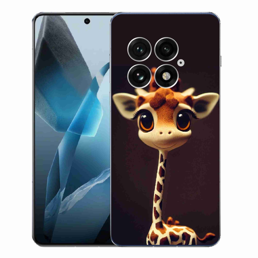 Gélový kryt mmCase na One Plus 13 - malá žirafa