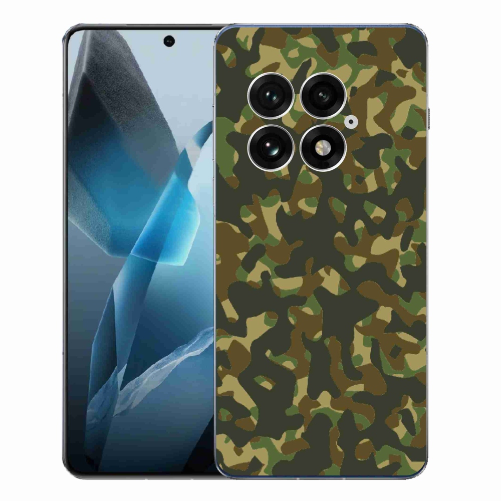Gélový kryt mmCase na One Plus 13 - maskáčový vzor 1