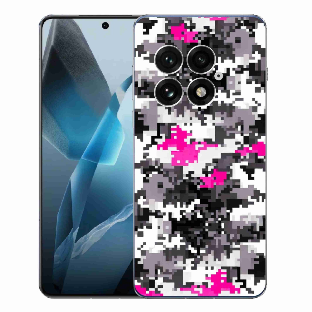 Gélový kryt mmCase na One Plus 13 - maskáčový vzor 4
