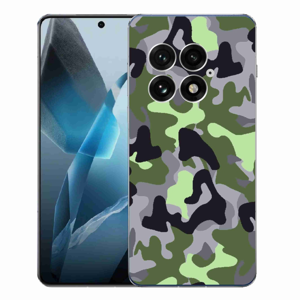 Gélový kryt mmCase na One Plus 13 - maskáčový vzor 7