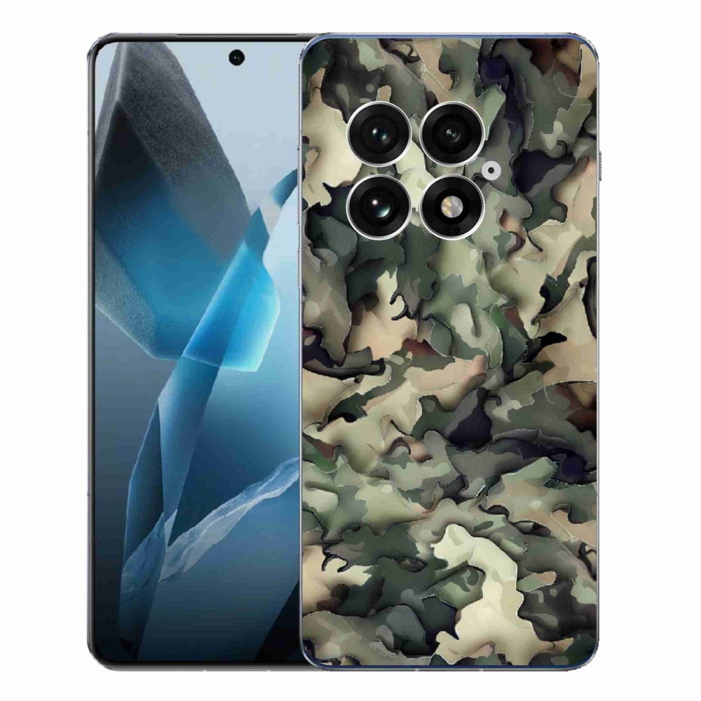Gélový kryt mmCase na One Plus 13 - maskáčový vzor 9