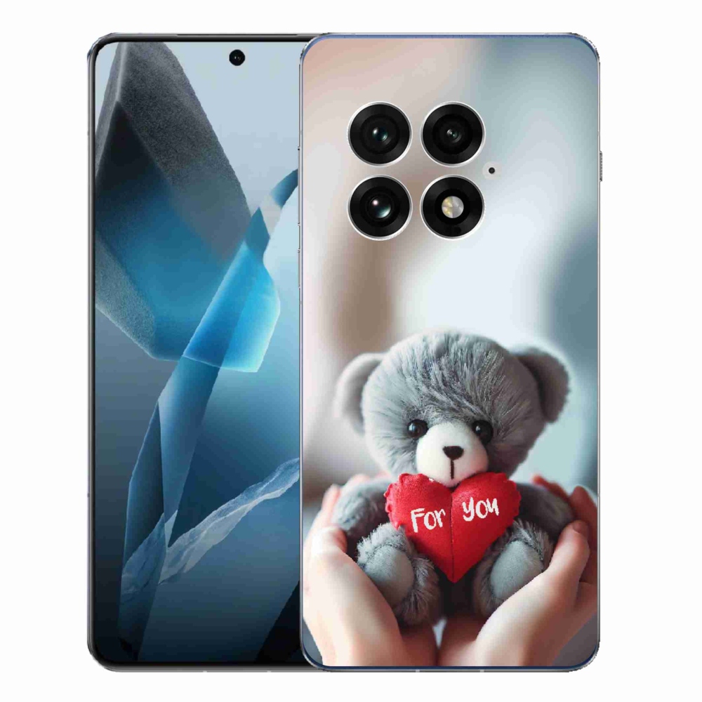 Gélový kryt mmCase na One Plus 13 - medvedík pre zamilovaných