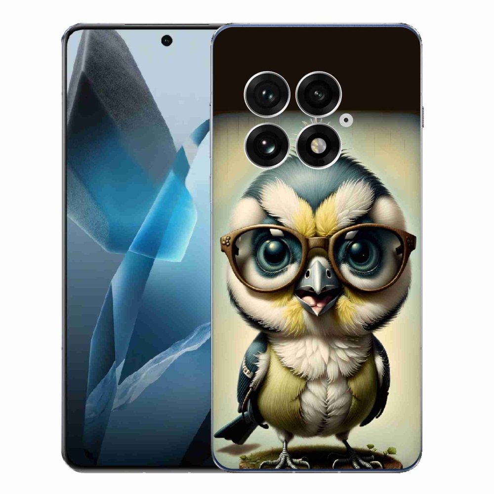 Gélový kryt mmCase na One Plus 13 - mláďa s okuliarmi