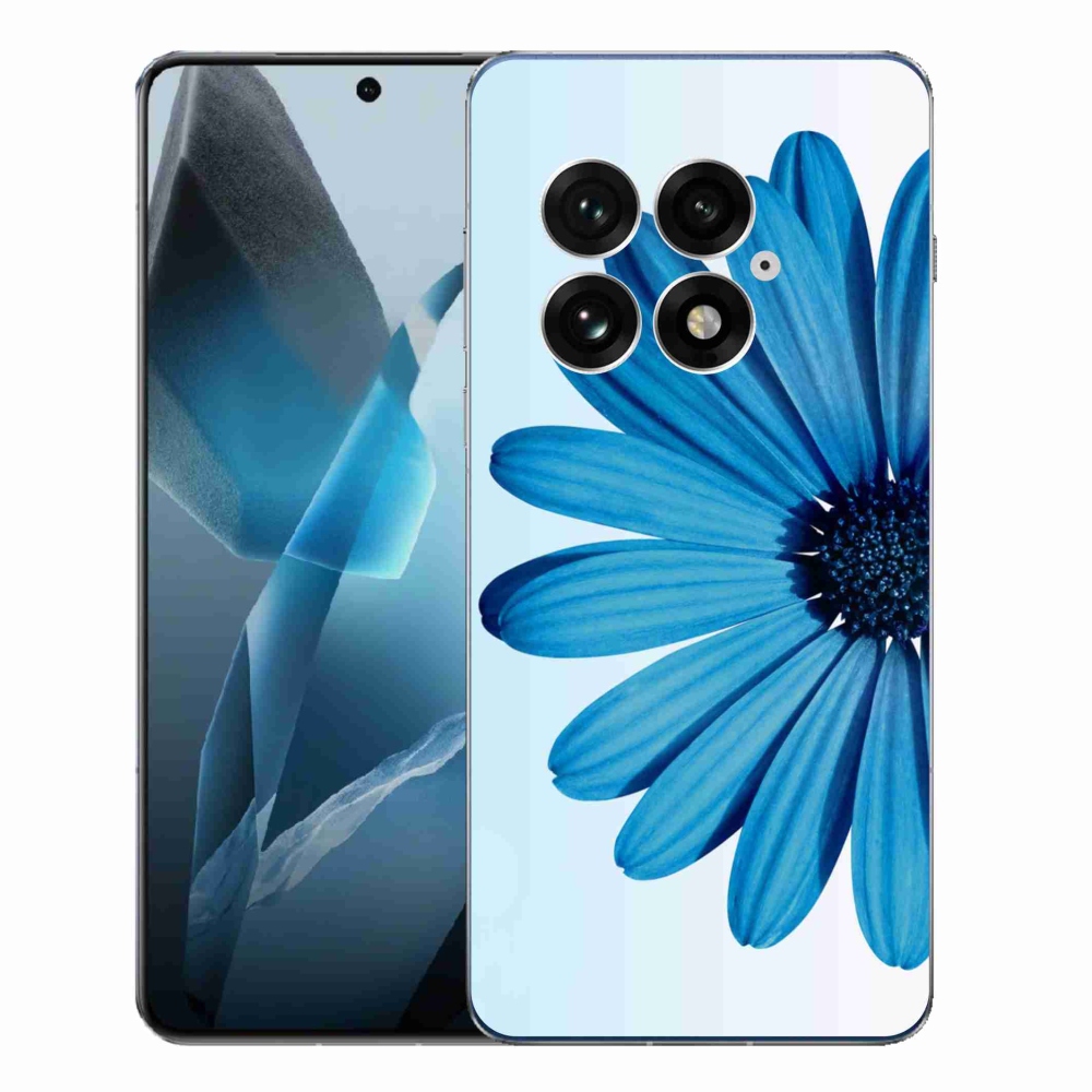 Gélový kryt mmCase na One Plus 13 - modrá margaréta