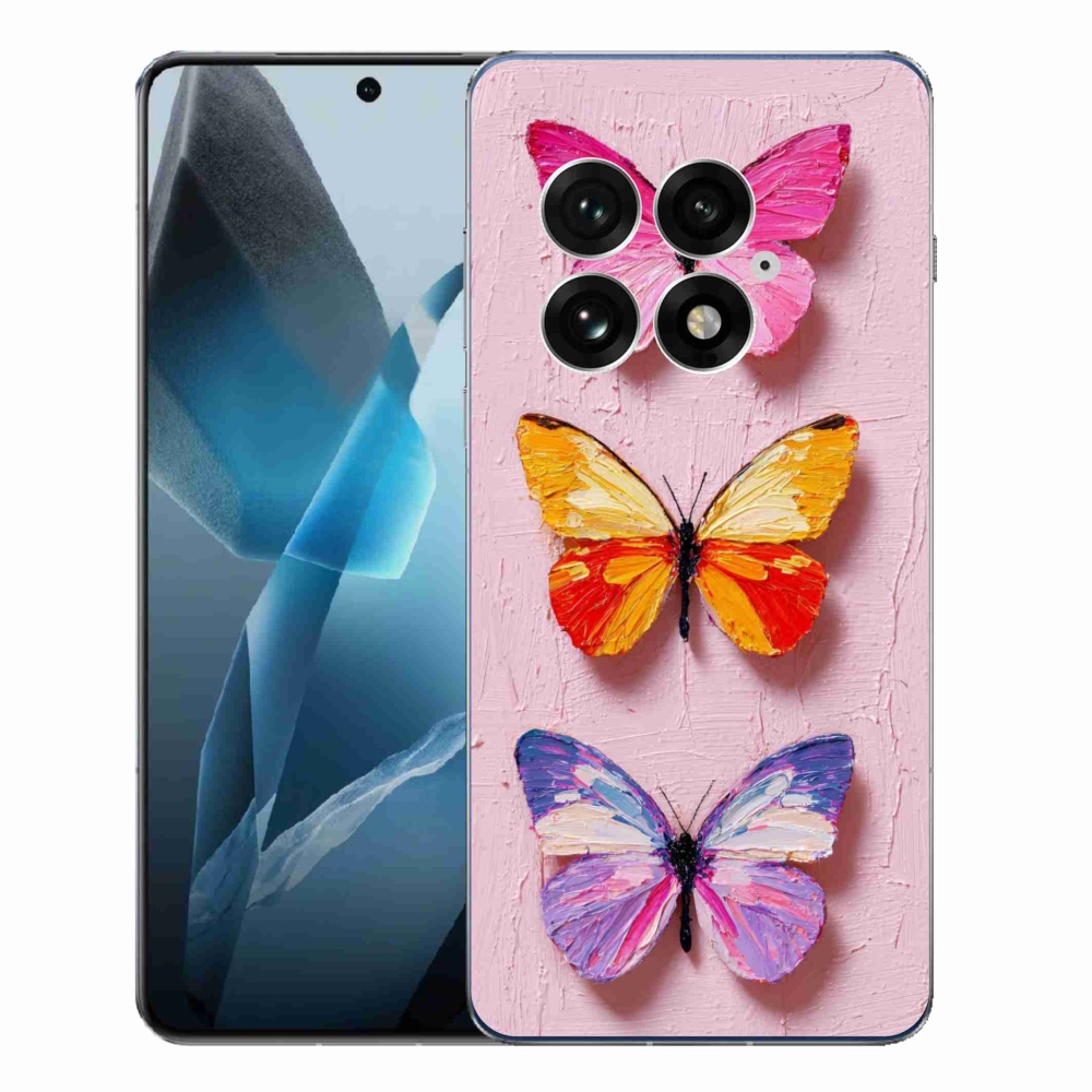 Gélový kryt mmCase na One Plus 13 - motýlia trojica