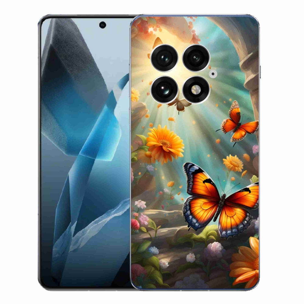 Gélový kryt mmCase na One Plus 13 - motýlia záhrada 2