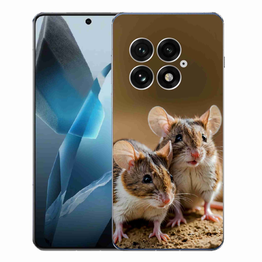 Gélový kryt mmCase na One Plus 13 - myší duo