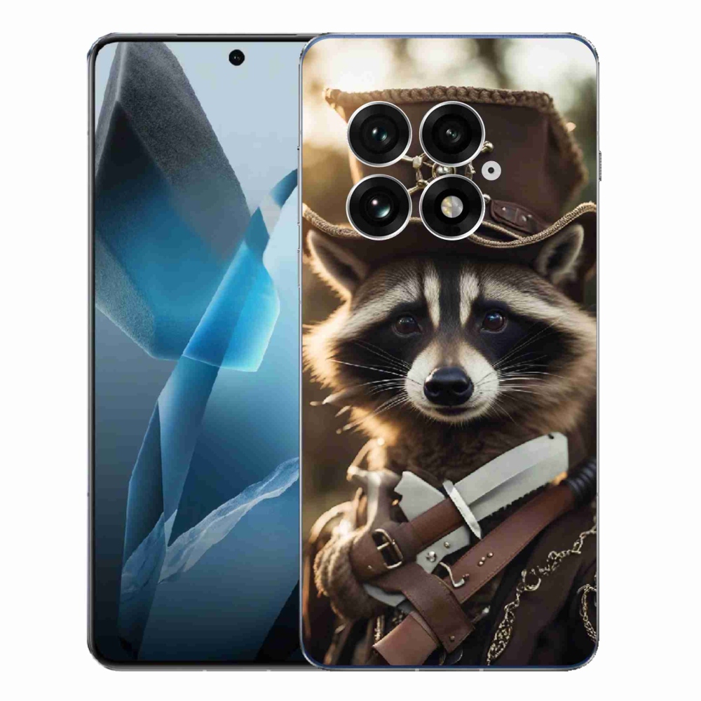 Gélový kryt mmCase na One Plus 13 - mýval v uniforme