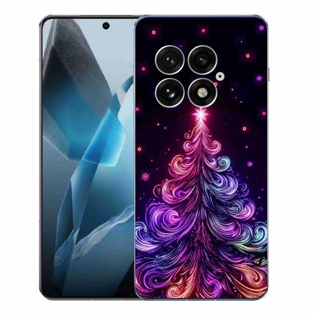 Gélový kryt mmCase na One Plus 13 - neónový vianočný stromček 1