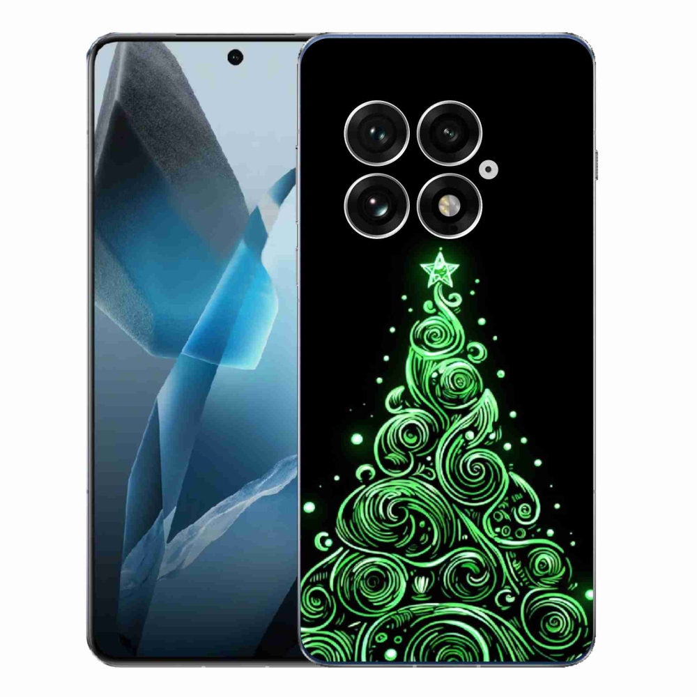 Gélový kryt mmCase na One Plus 13 - neónový vianočný stromček 3