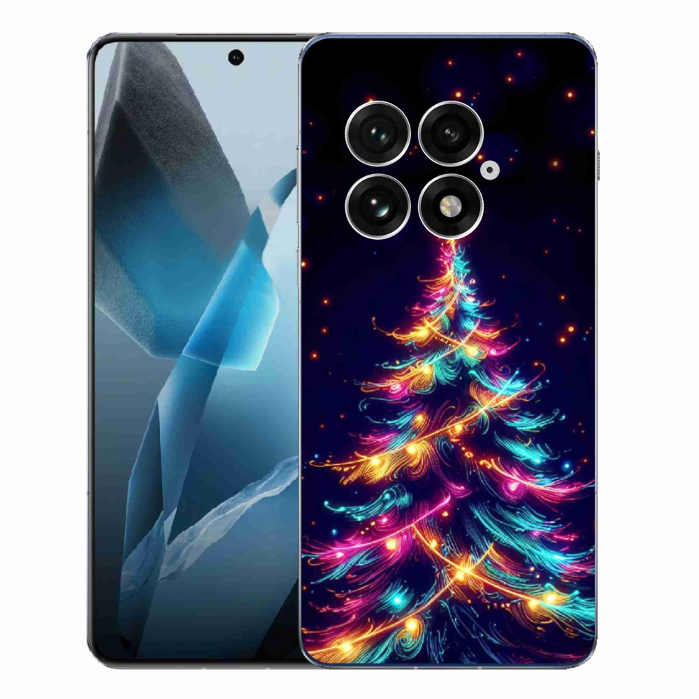 Gélový kryt mmCase na One Plus 13 - neónový vianočný stromček