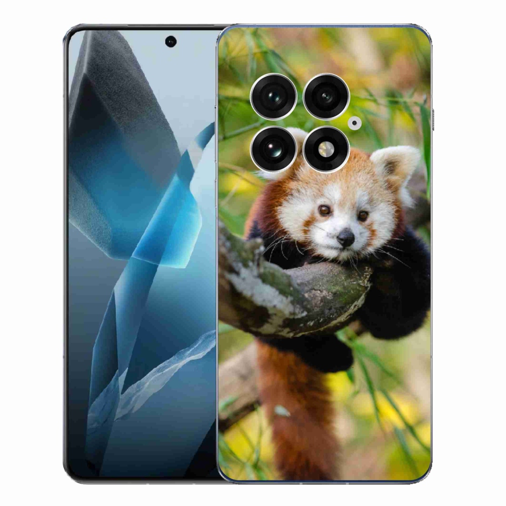 Gélový kryt mmCase na One Plus 13 - panda červená