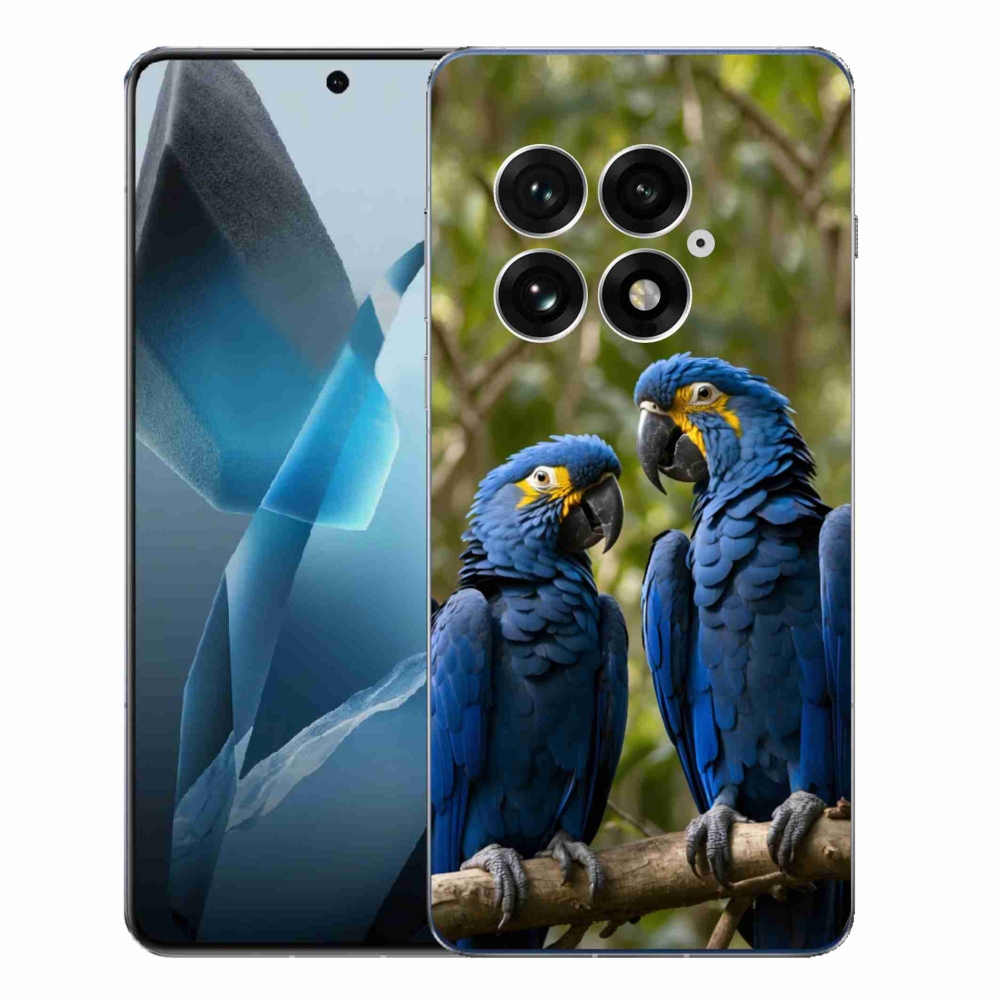 Gélový kryt mmCase na One Plus 13 - papagájové duo