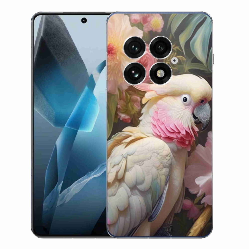 Gélový kryt mmCase na One Plus 13 - papagáj kakadu ružový 2