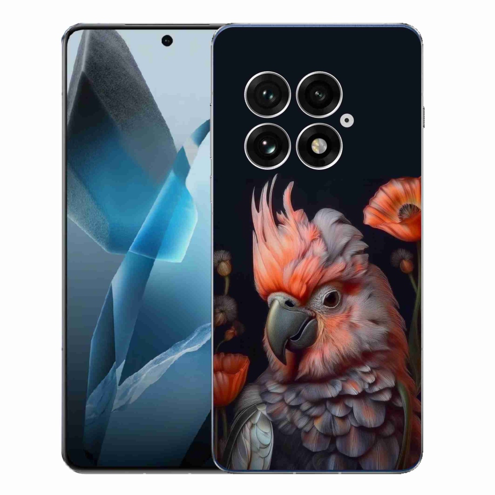 Gélový kryt mmCase na One Plus 13 - papagáj kakadu vo farbách
