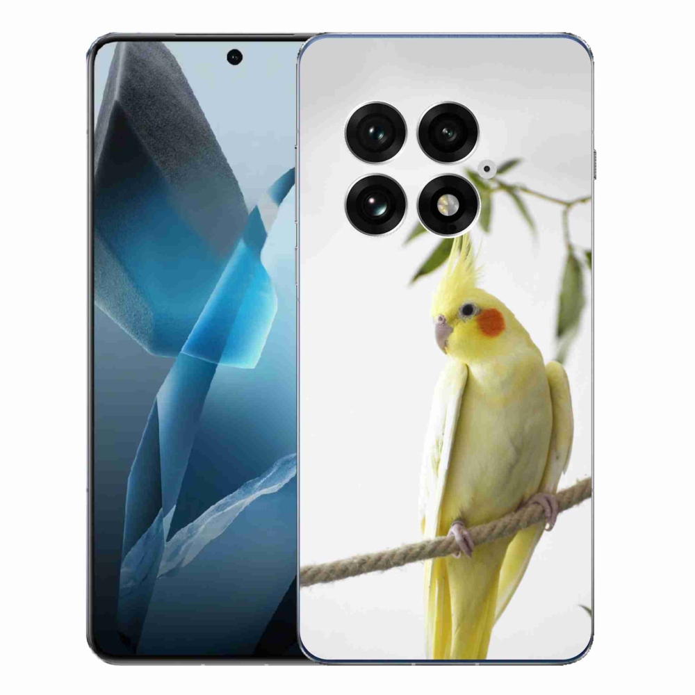 Gélový kryt mmCase na One Plus 13 - papagáj korela chocholatá