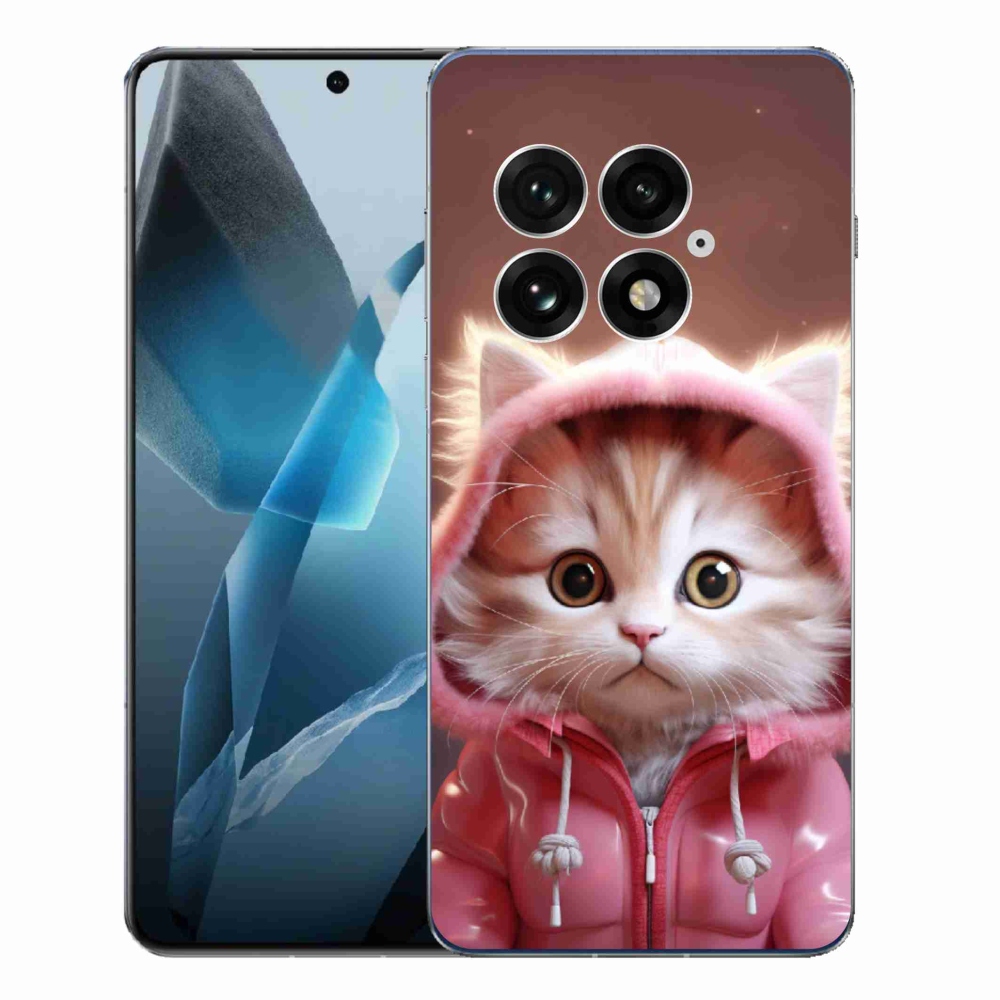 Gélový kryt mmCase na One Plus 13 - roztomilé mačiatko 3