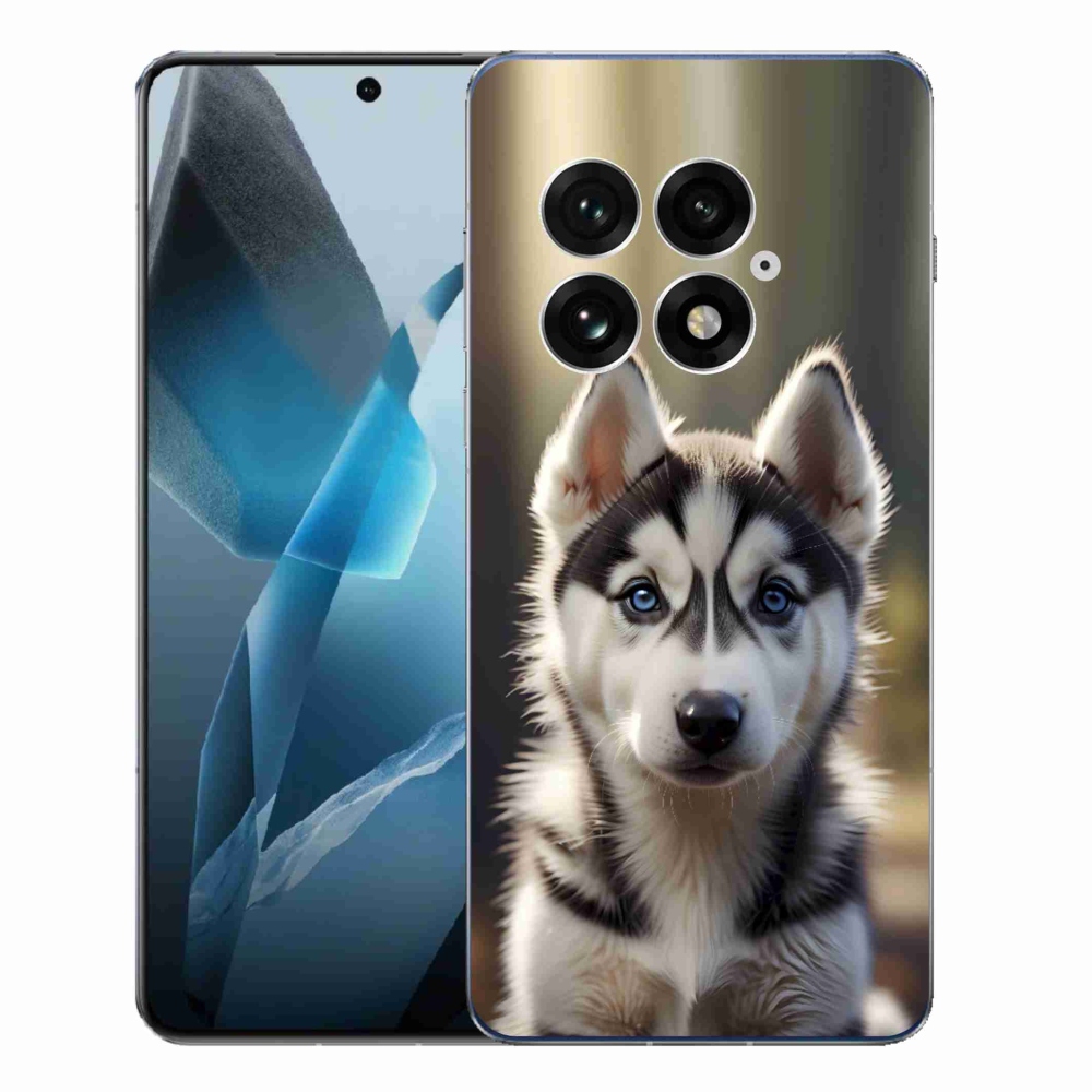 Gélový kryt mmCase na One Plus 13 - roztomilý sibírsky husky