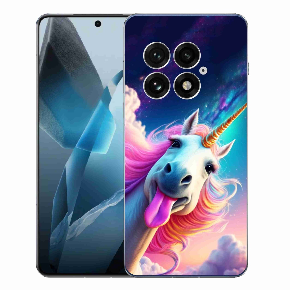 Gélový kryt mmCase na One Plus 13 - šialený jednorožec