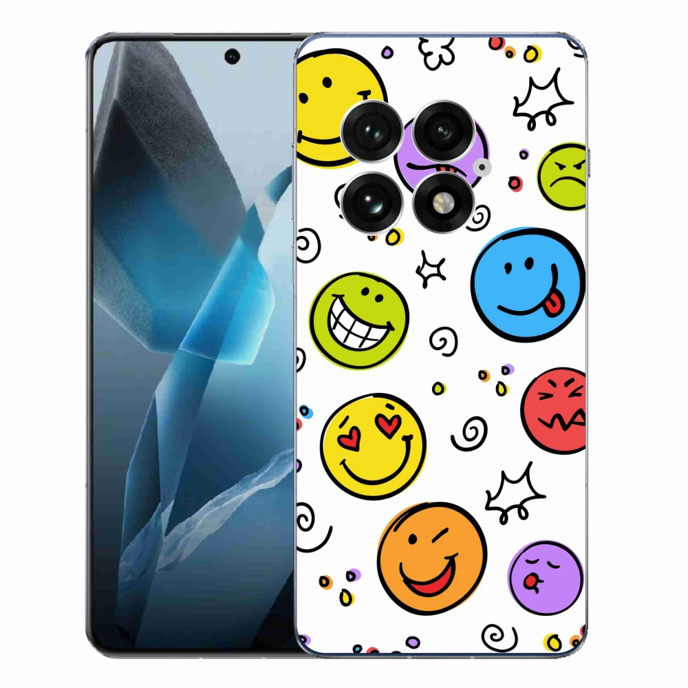 Gélový kryt mmCase na One Plus 13 - smajlíci