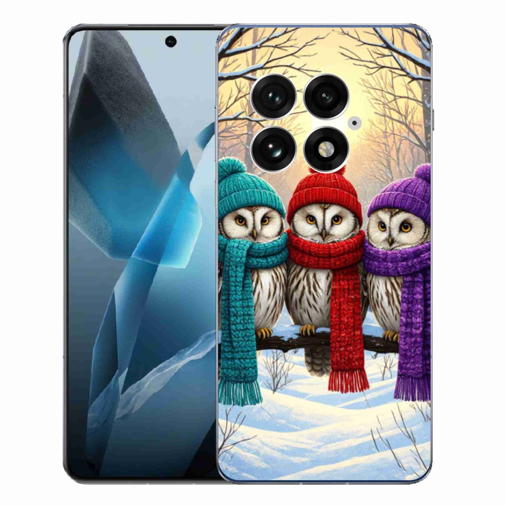 Gélový kryt mmCase na One Plus 13 - soví priatelia