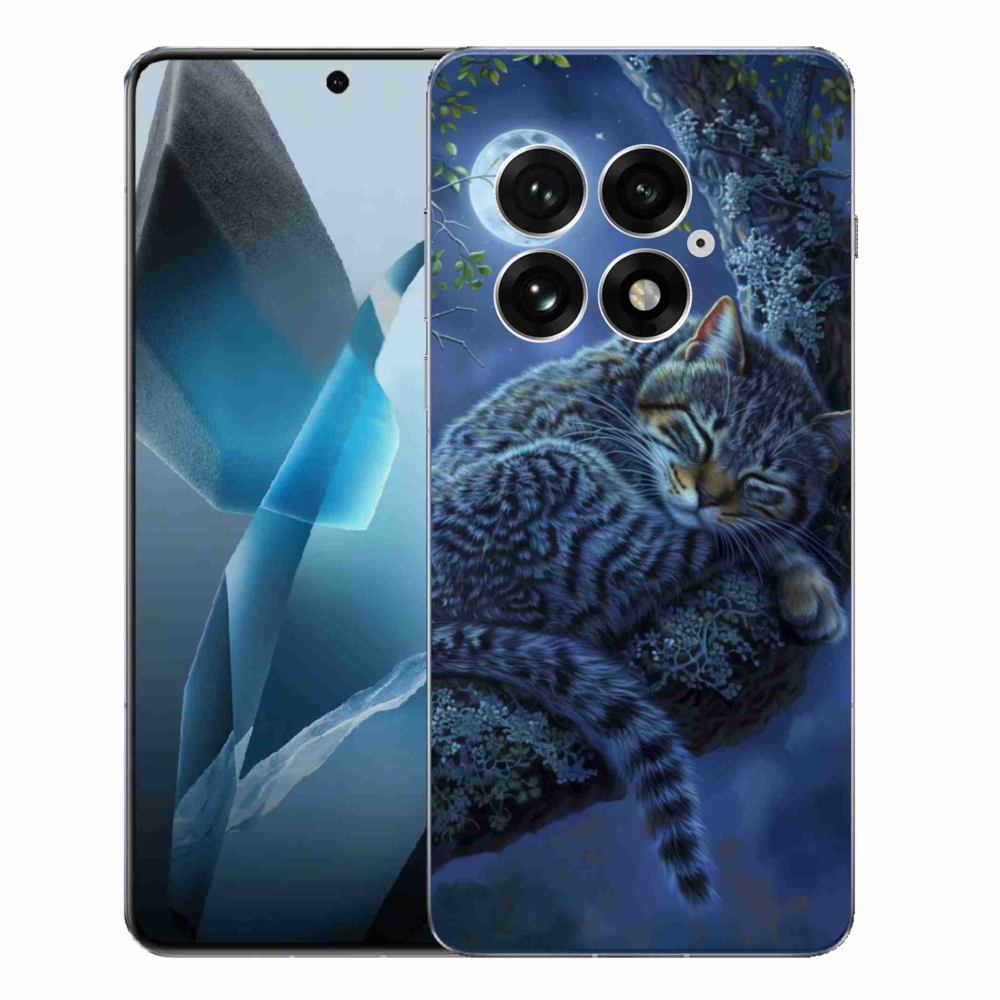 Gélový kryt mmCase na One Plus 13 - spiaca mačka