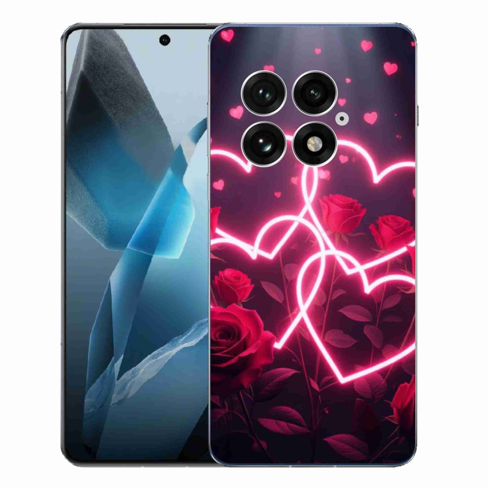 Gélový kryt mmCase na One Plus 13 - srdce lásky