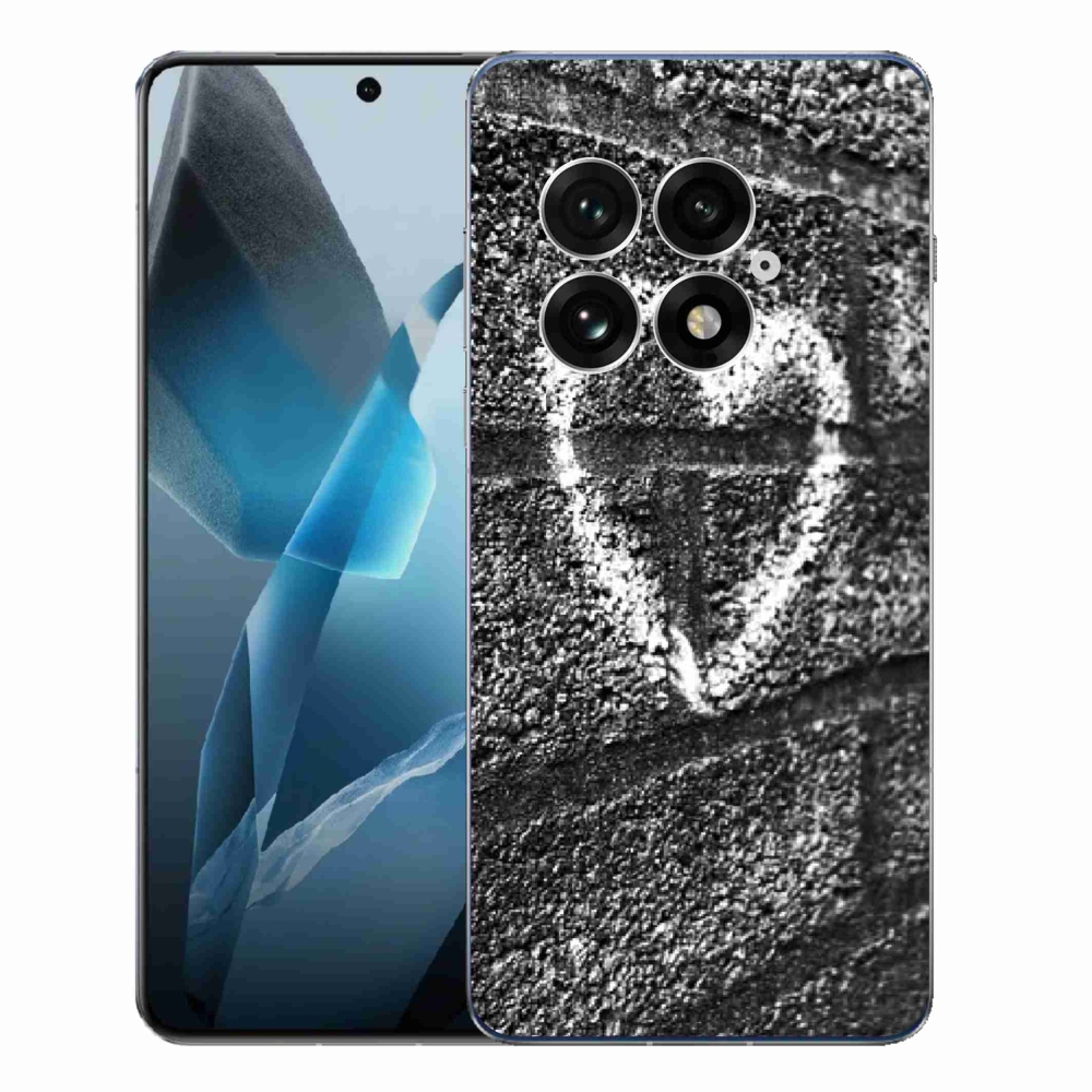 Gélový kryt mmCase na One Plus 13 - srdce na stene