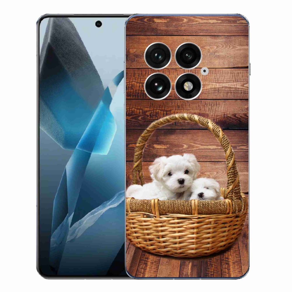 Gélový kryt mmCase na One Plus 13 - šteniatka
