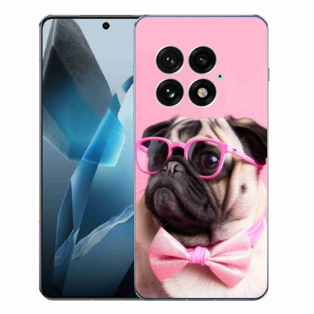 Gélový kryt mmCase na One Plus 13 - štýlový mops
