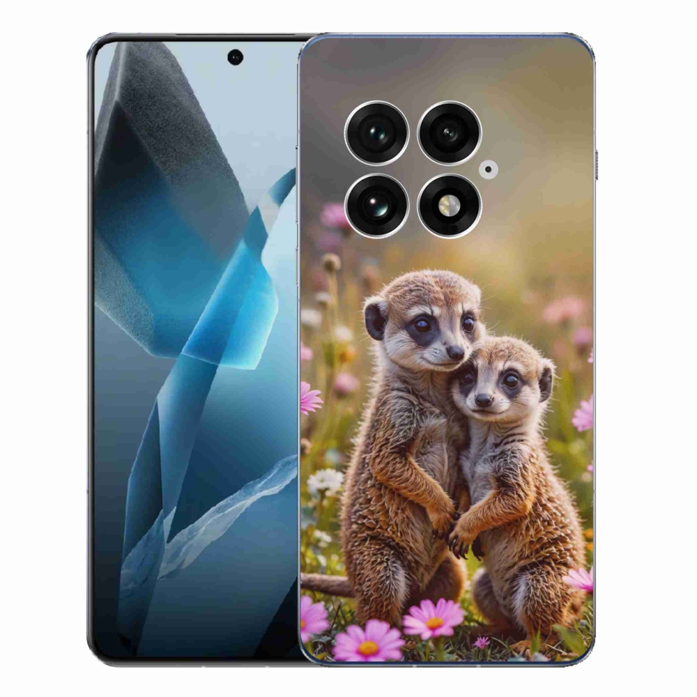 Gélový kryt mmCase na One Plus 13 - surikatí duo