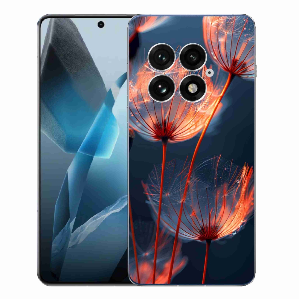 Gélový kryt mmCase na One Plus 13 - svetielkujúce páperie