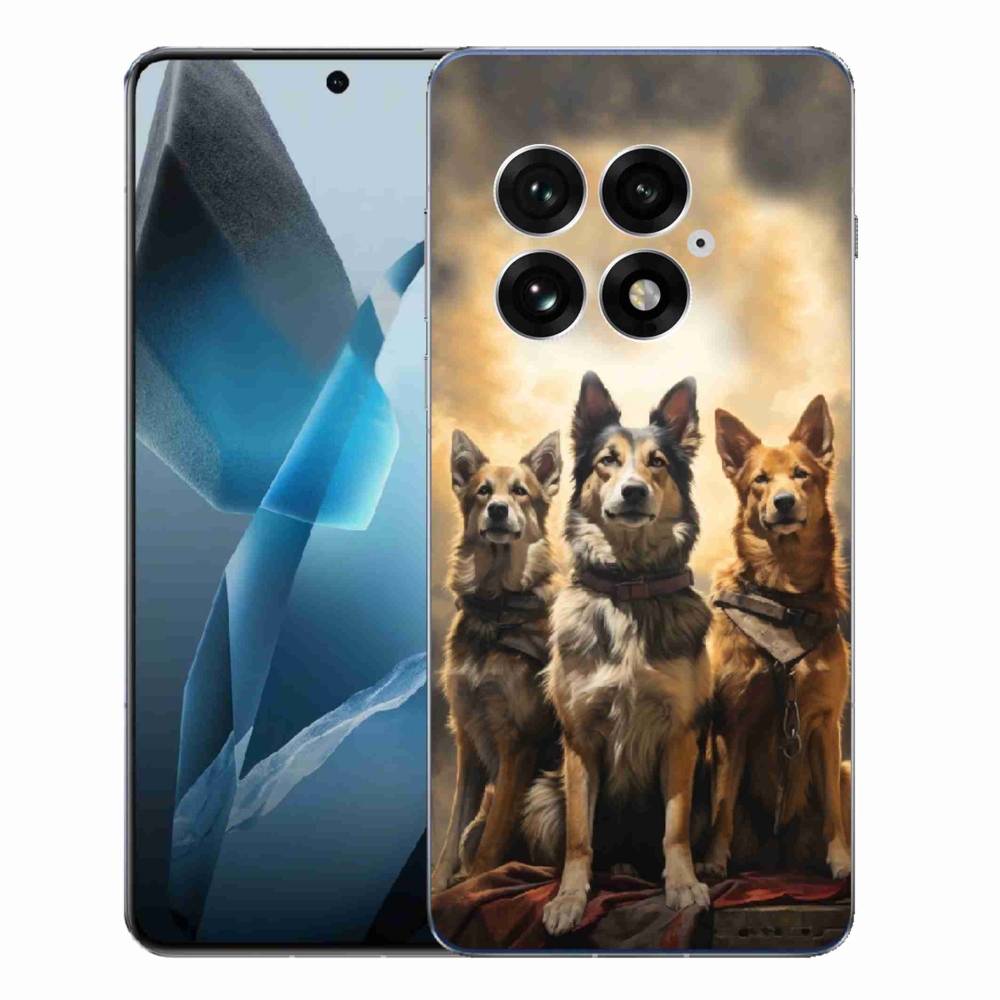 Gélový kryt mmCase na One Plus 13 - tri psy