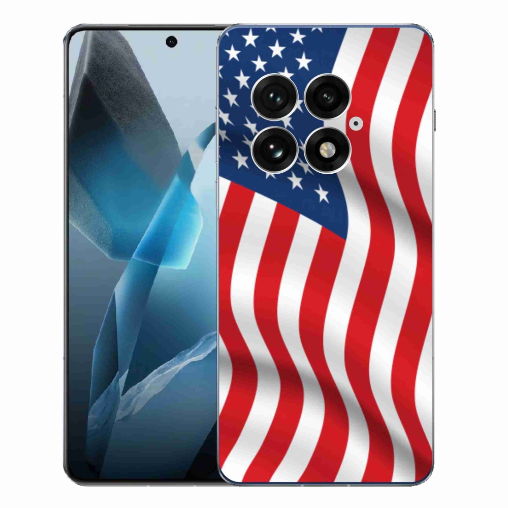 Gélový kryt mmCase na One Plus 13 - USA vlajka