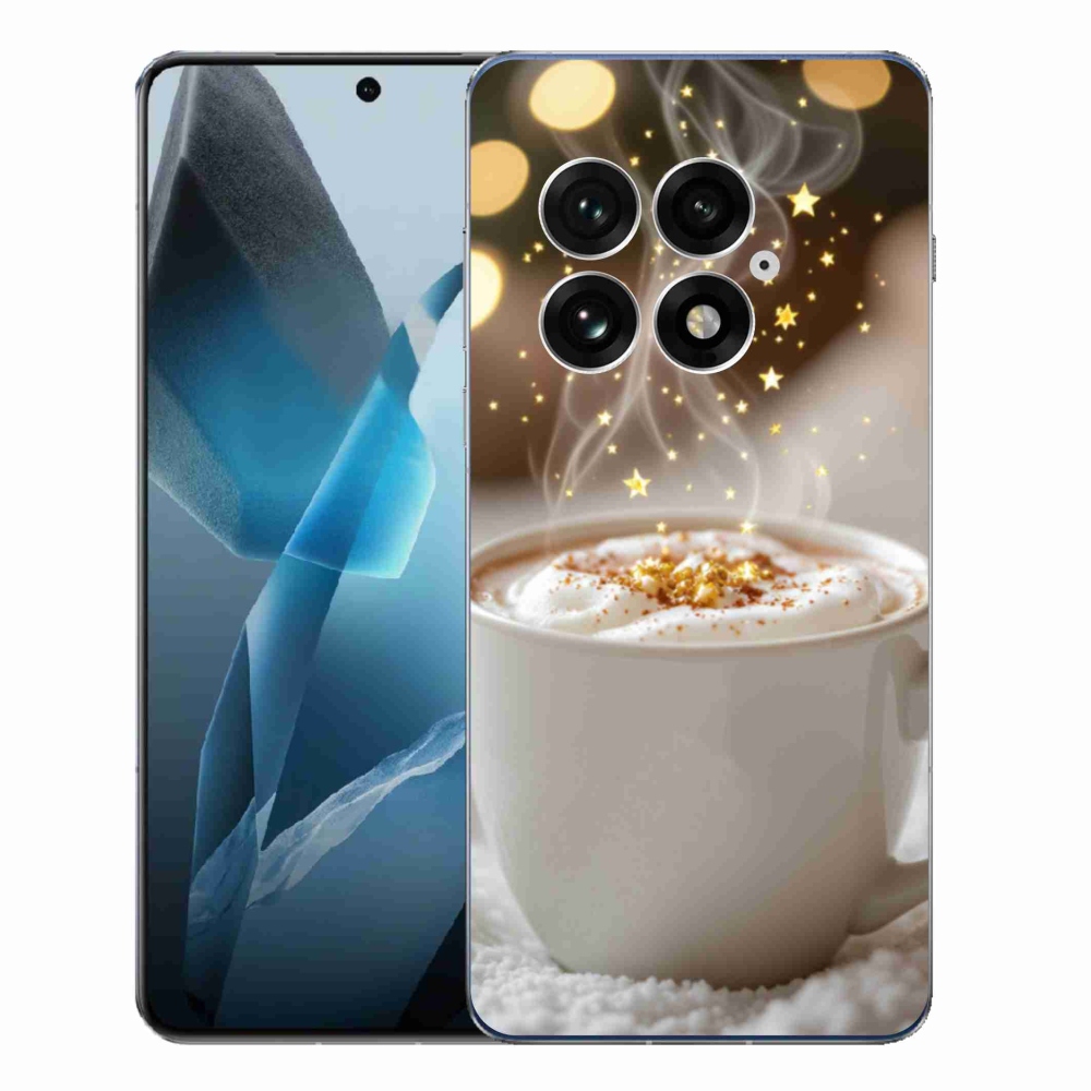 Gélový kryt mmCase na One Plus 13 - vianočný horúci nápoj