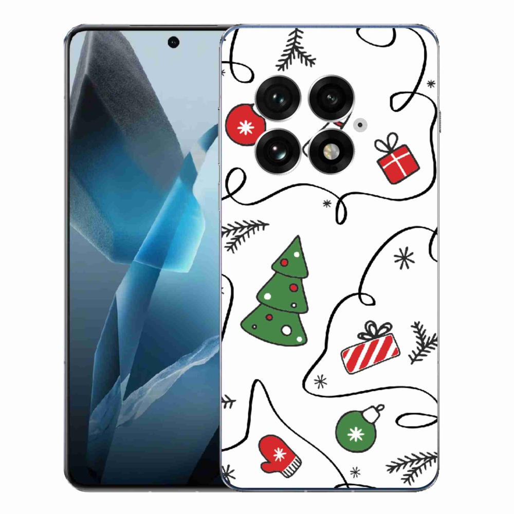 Gélový kryt mmCase na One Plus 13 - vianočné motívy