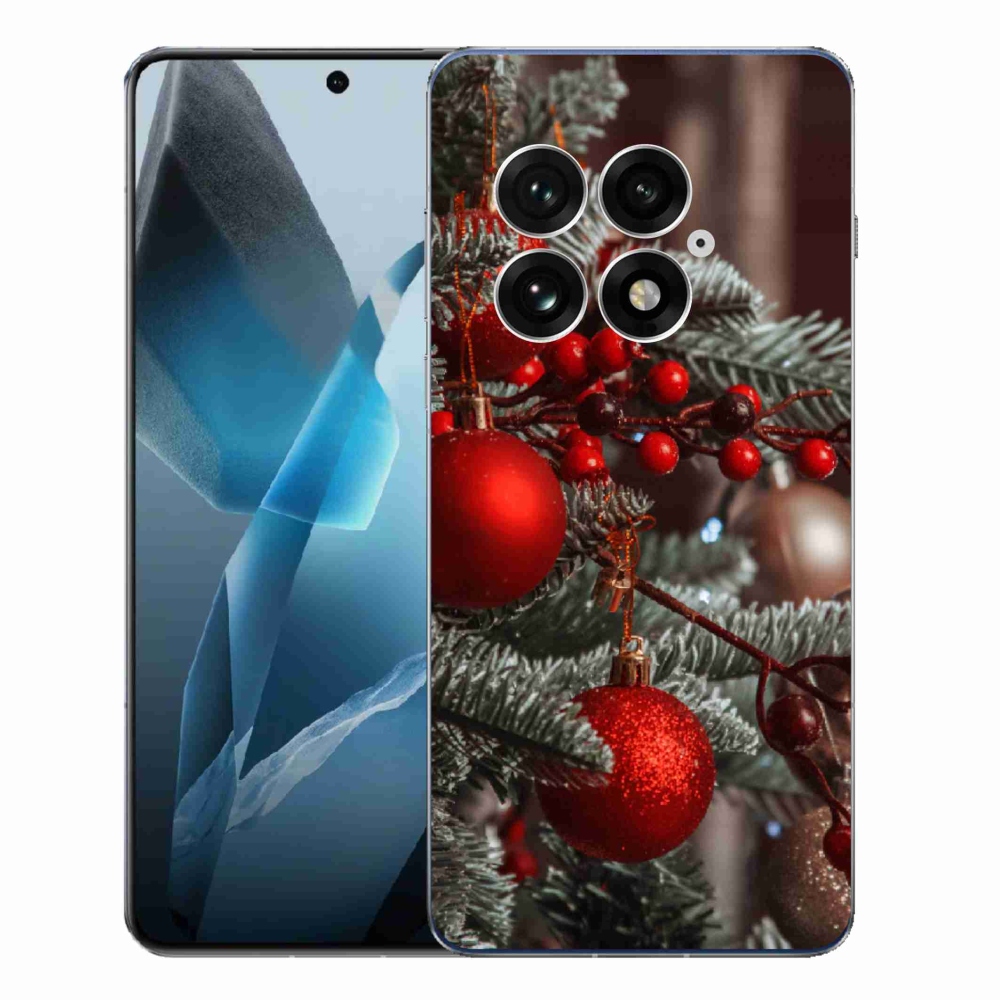Gélový kryt mmCase na One Plus 13 - vianočné ozdoby 2