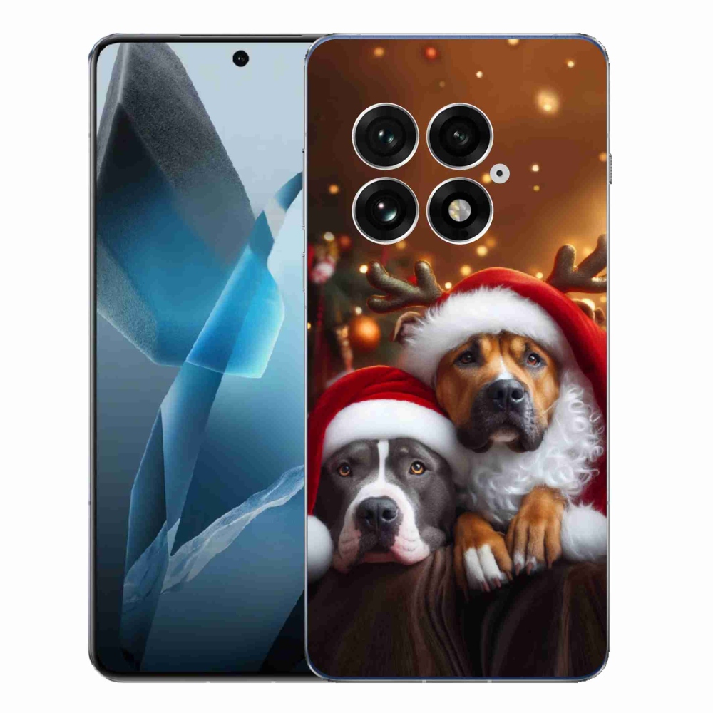 Gélový kryt mmCase na One Plus 13 - vianočné psy