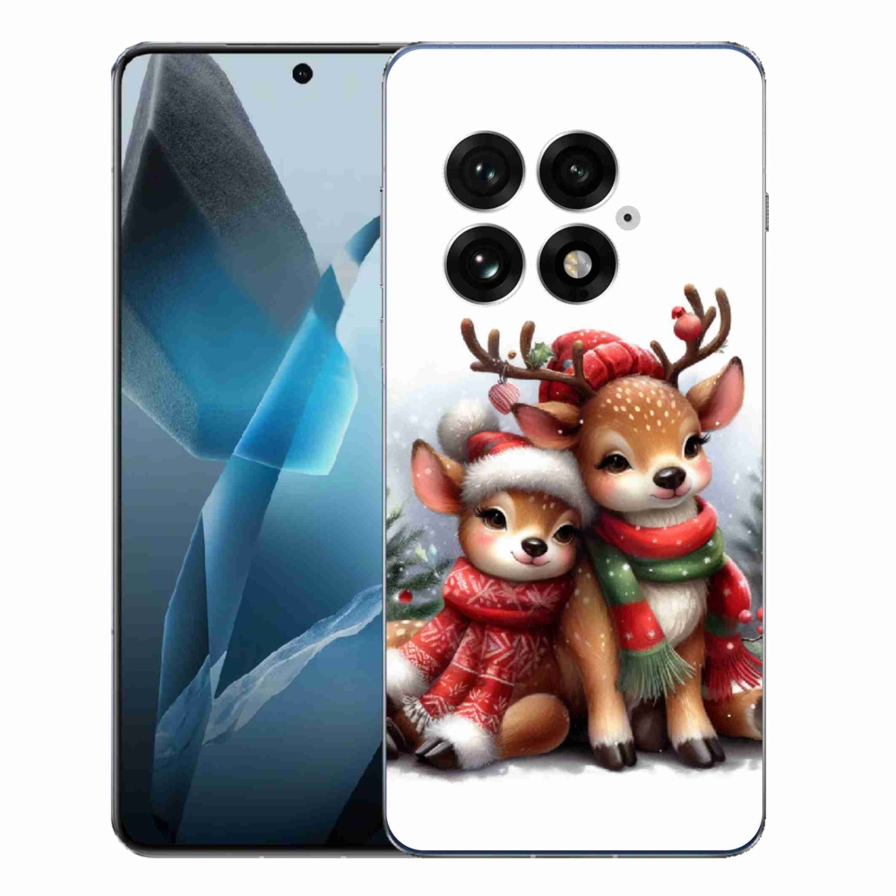 Gélový kryt mmCase na One Plus 13 - vianočné soby