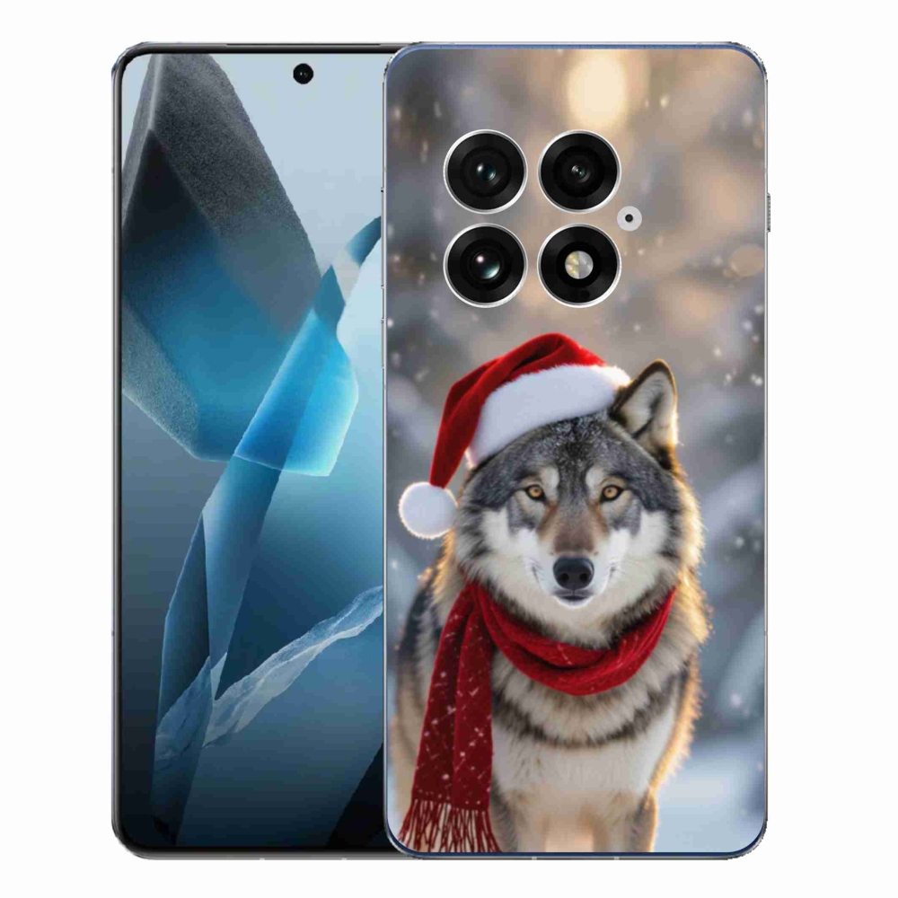 Gélový kryt mmCase na One Plus 13 - vianočný vlk