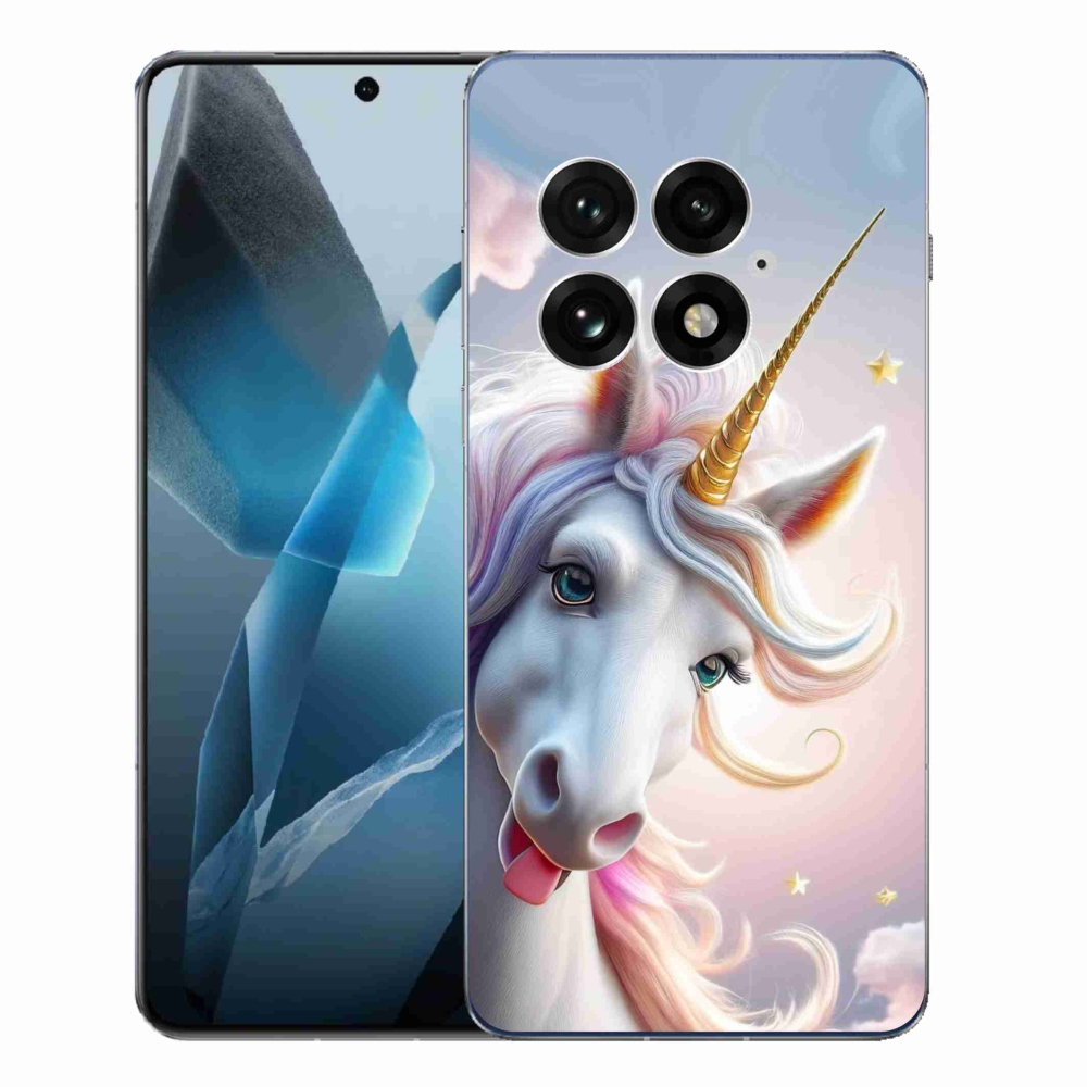 Gélový kryt mmCase na One Plus 13 - veselý jednorožec
