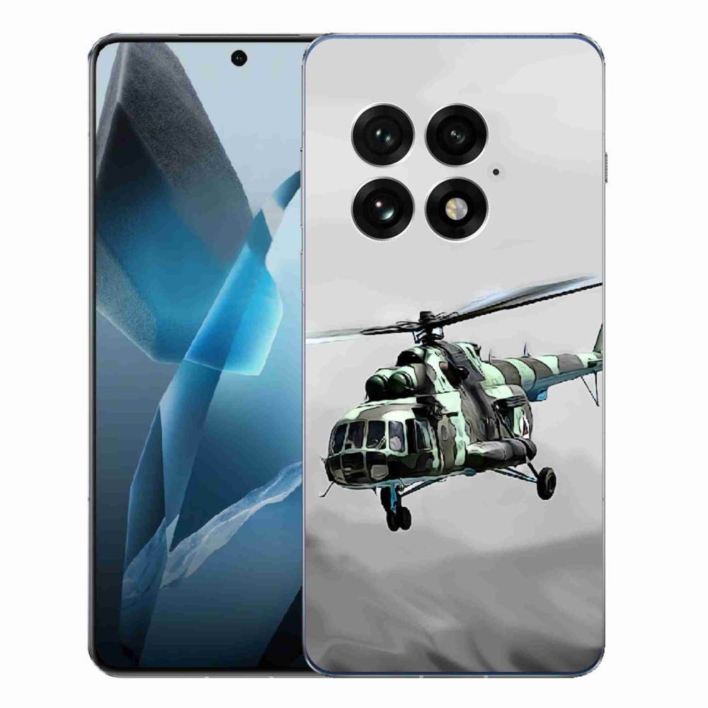 Gélový kryt mmCase na One Plus 13 - vojenský vrtuľník