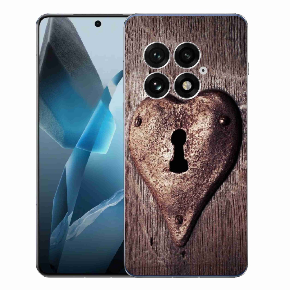 Gélový kryt mmCase na One Plus 13 - zámok v tvare srdca