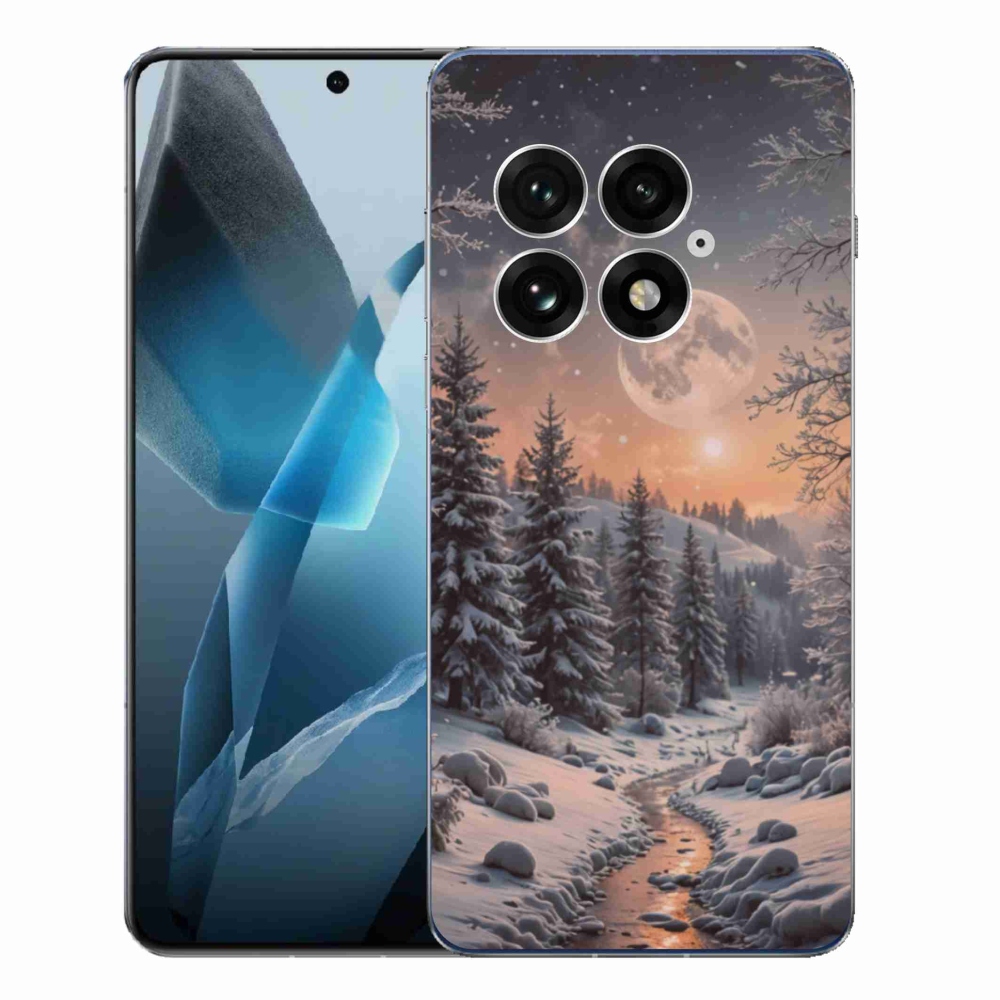 Gélový kryt mmCase na One Plus 13 - zimná krajina 2