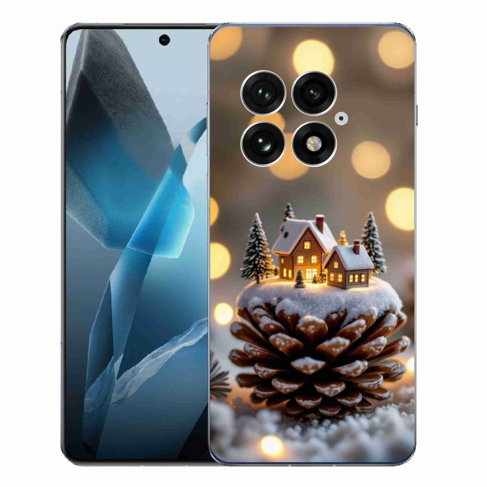Gélový kryt mmCase na One Plus 13 - zimná dedinka